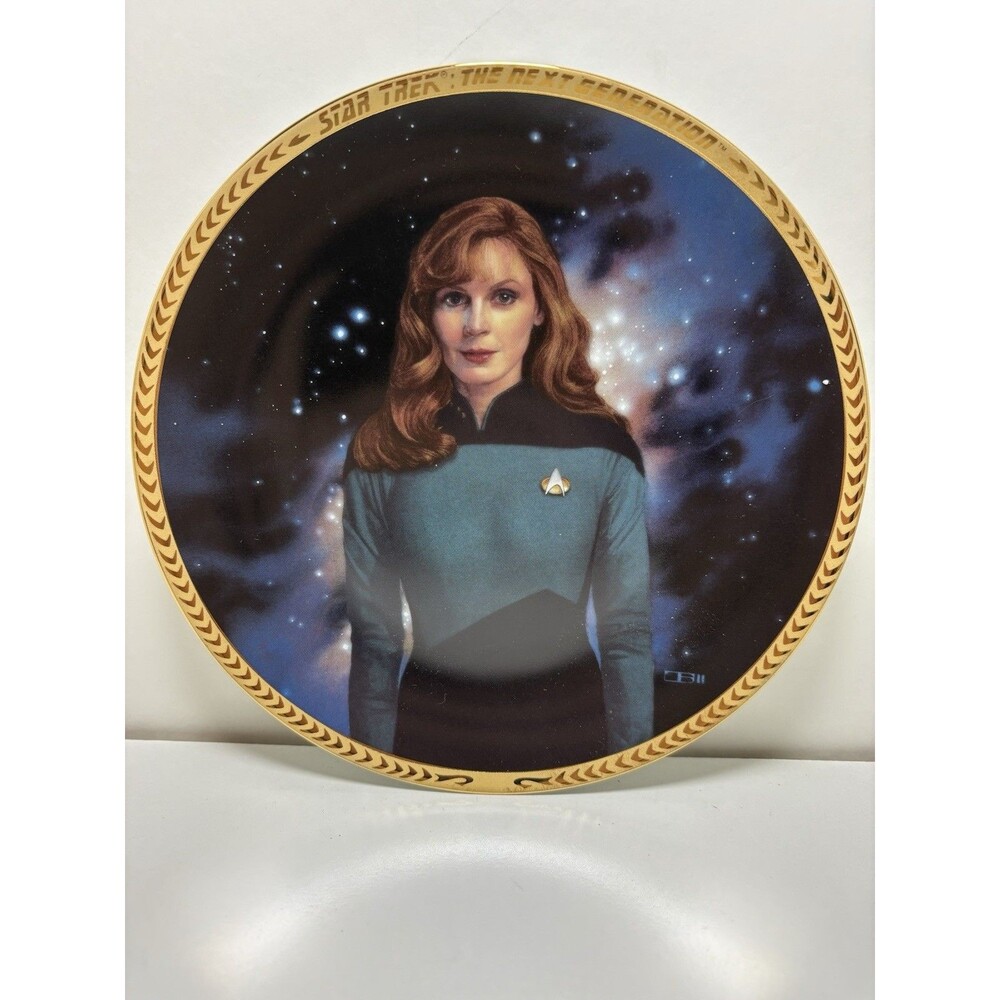 Star Trek The Next Generation "Dr. Beverly Crusher" Hamilton Collection Plate